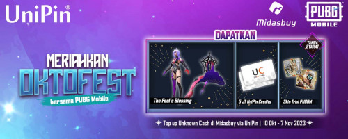 Menangkan 5 JT UniPin Credits & Ribuan Skin Trial di Oktofest Bersama PUBG Mobile!